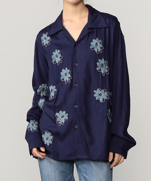 NOMA t.d.（ノーマティーディー）の「NOMA t.d. | 刺繍オープンカラー