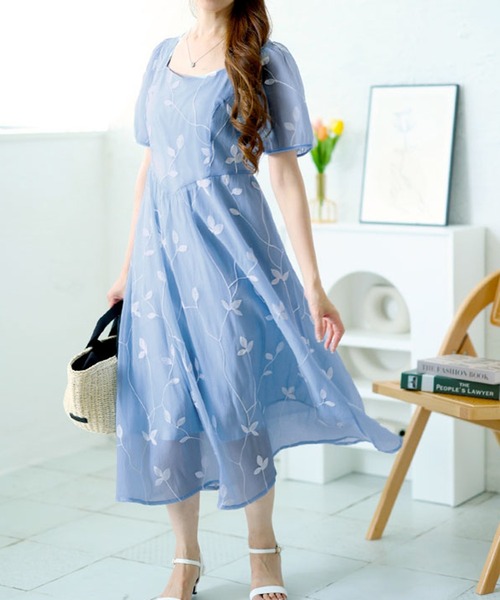 ALOHA STANDARDS リーフ柄 3WAYワンピース ALOHA STANDARDS リーフ柄