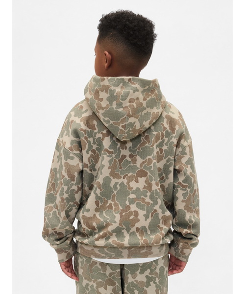 セール】ヴィンテージソフト リラックス カモフラージュ パーカー