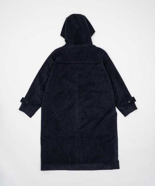 セール】high-neck hooded long duffle coat / ハイフードロング