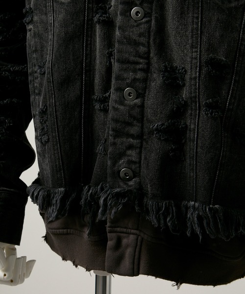 GRANCY（グランシー）の「【GRANCY】Sweat Docking Design Damage