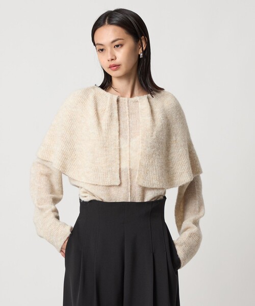 セール】＜EMMEL REFINES＞EM ケープエリ ニット プルオーバー（ニット