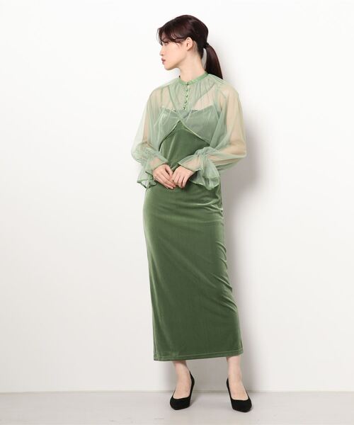 Ameri（アメリ）の「MANY WAY TULLE VEIL DRESS（ワンピース）」 - WEAR