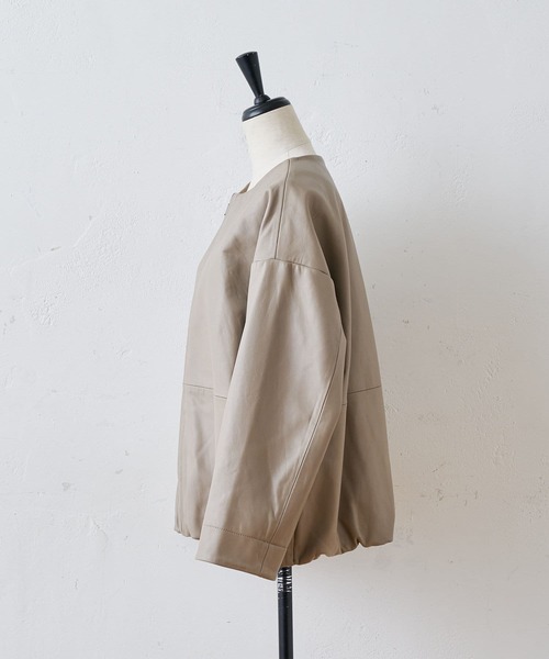 BEARDSLEY（ビアズリー）の「レザージャケット（ノーカラージャケット