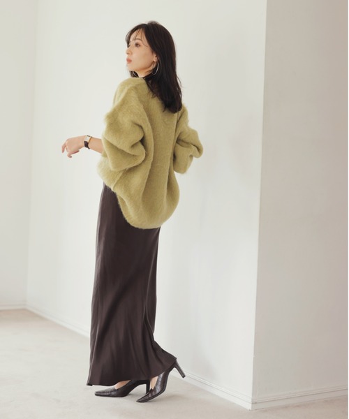 anuans（アニュアンス）の「2wayアルパカ混ニットプルオーバー（ニット