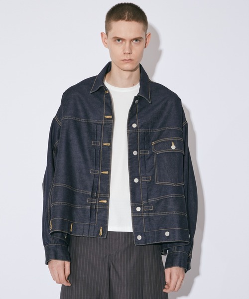 double-end selvedge denim blouson（デニムジャケット）｜beautiful