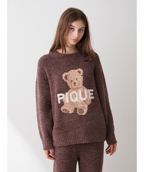 gelato pique（ジェラートピケ）の「パウダーメランジベアジャガード