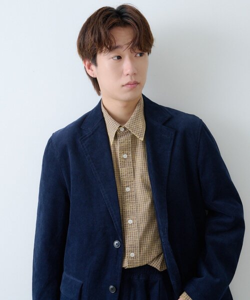セール】【UNISEX/SETUP対応】コーデュロイ2Bテーラードジャケット
