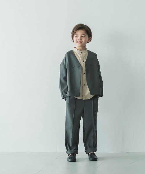 riziere（リジェール）の「ノーカラージャケットセットアップ（スーツ