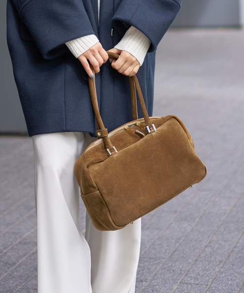 追加》Manuel MILANO/マニュエルミラノ SUEDE BOSTON スエードボストン