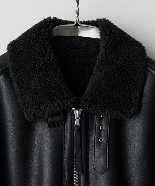 B-6 FAUX MOUTON BLOUSON（ブルゾン）｜WYM LIDNM（ウィム バイ リドム