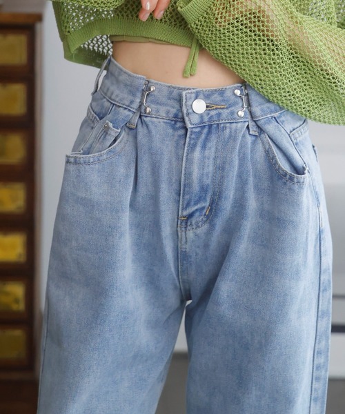 セール】【お気に入り数16万人突破!】ウエスト ホックで華奢見え！ハイ