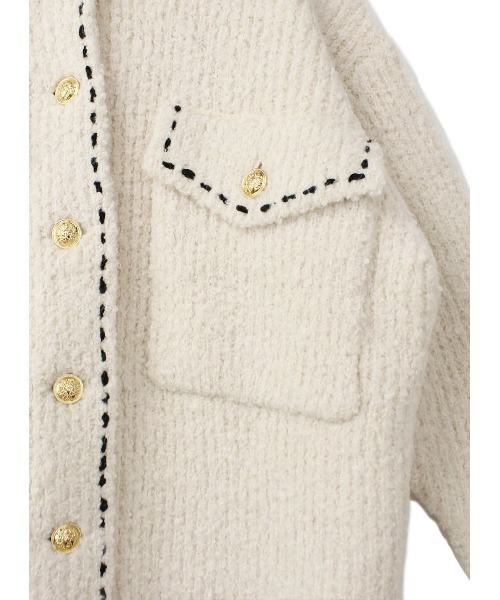 COEL（コエル）の「ステッチブークレーニットジャケット（その他