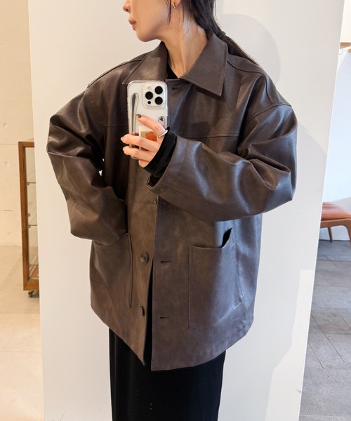 select MOCA by son（セレクトモカバイソン）の「ステンカラーフェイク