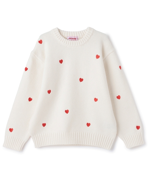 セール】ハート刺しゅうニット（ニット/セーター）｜minimal（ミニマル
