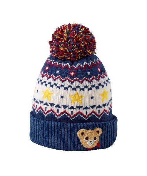 MIKI HOUSE（ミキハウス）の「プッチー うさこのニット帽（ニット