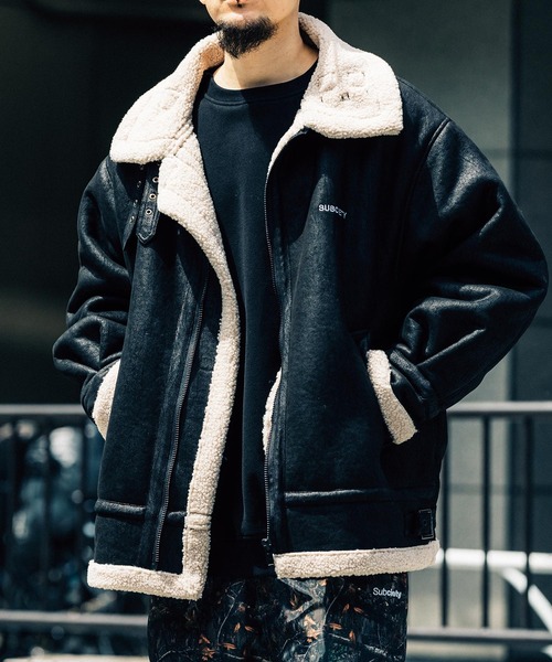 Subciety（サブサエティ）の「B-3 JKT（ムートンコート）」 - WEAR