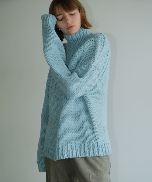 CLANE（クラネ）の「CHUNKY CABLE HAND KNIT TOPS（ニット/セーター