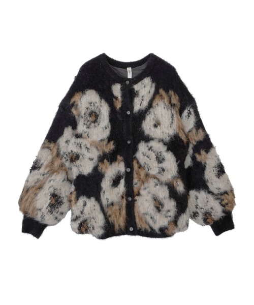 Ameri（アメリ）の「VERONICA JACQUARD KNIT CARDIGAN（ニット