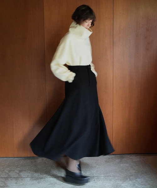 CLANE（クラネ）の「WOOL VOLUME FLARE SKIRT（スカート）」 - WEAR