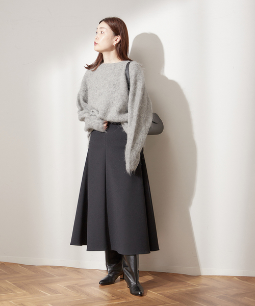 アルパカMIX スパンコールニットプルオーバー（ニット/セーター