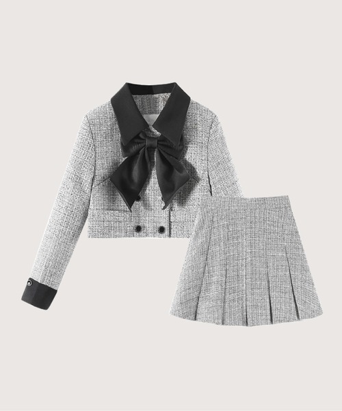 エレガントツイードリボンセットアップ Elegant Tweed Ribbon Set-Up