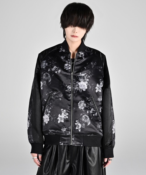 premium reversible suka jumper -wolf/flower- / プレミアム