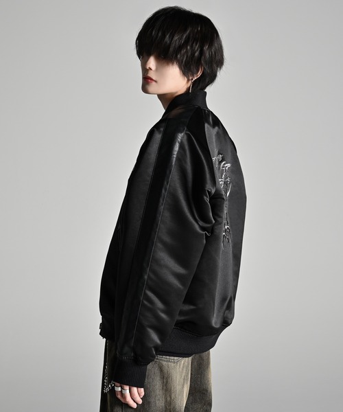 premium reversible suka jumper -wolf/flower- / プレミアム