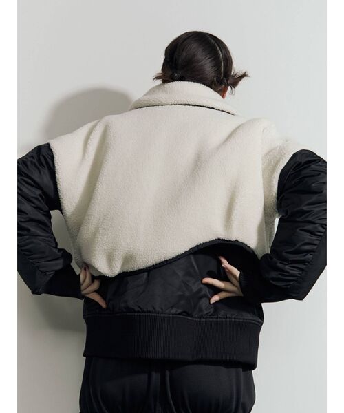 UN3D.（アンスリード）の「ボアドッキングブルゾン（ブルゾン）」 - WEAR