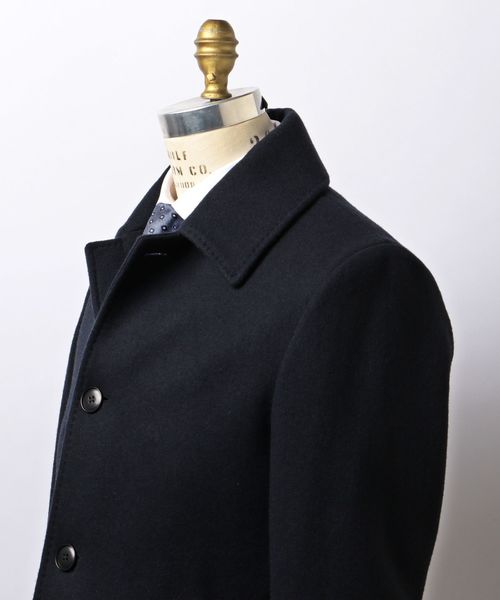 SHIPS（シップス）の「SD: ウール カーコート(ネイビー)（ステンカラー