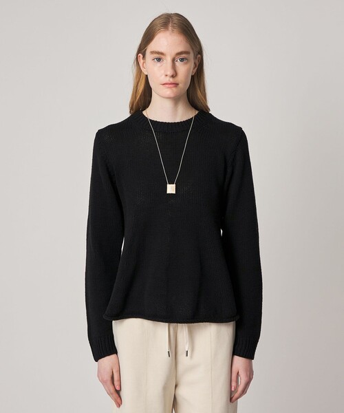 Steven Alan＞コットン シルク フレア ニット（ニット/セーター