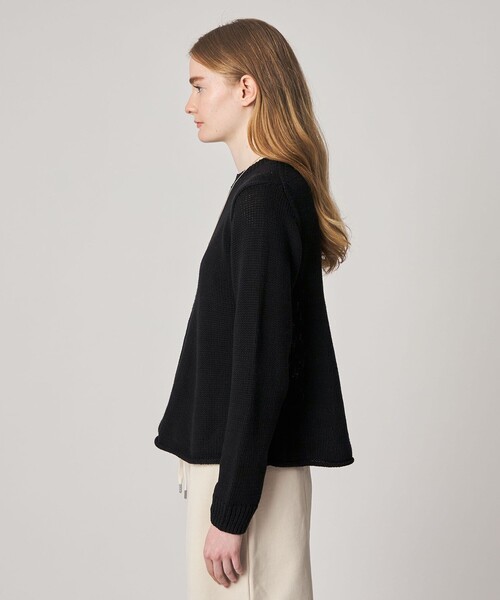 Steven Alan＞コットン シルク フレア ニット（ニット/セーター