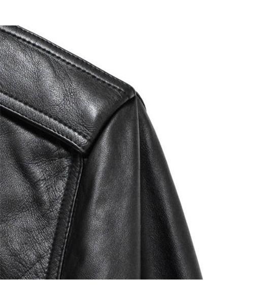 ブランド古着】レザーダブルライダースジャケット（ライダース