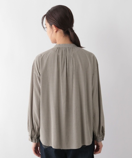 セール】さらさらリラックスプリントブラウス/115539（シャツ/ブラウス