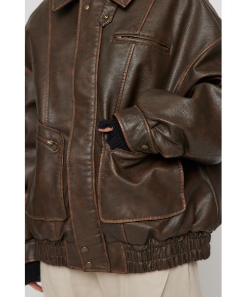 LAGUA GEM（ラグアジェム）の「SCRATCH VINTAGE ブルゾン（ブルゾン