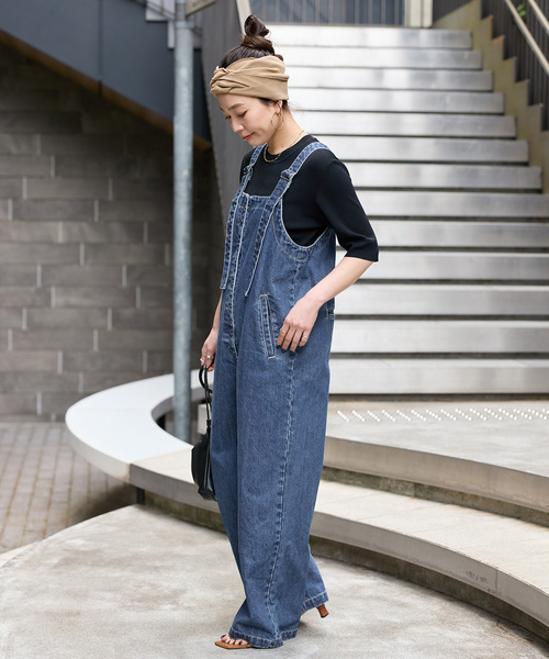 追加》【WEB限定】デニムオーバーオール（サロペット/オーバーオール