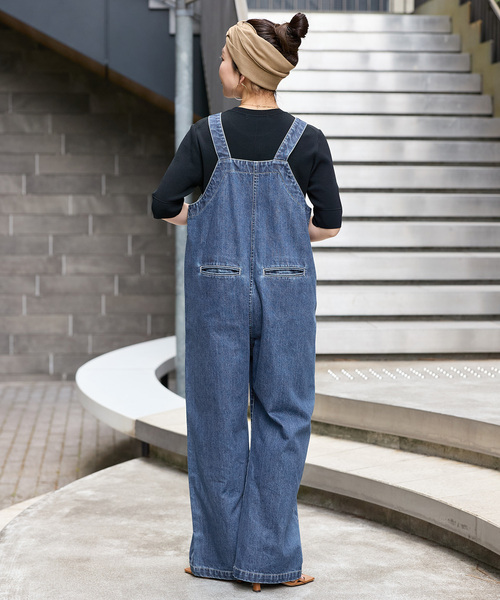 追加》【WEB限定】デニムオーバーオール（サロペット/オーバーオール