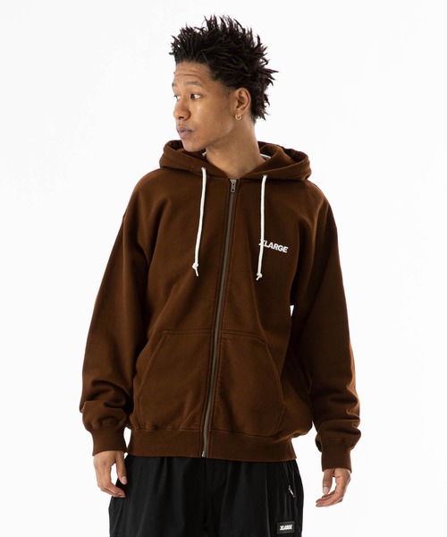 XLARGE（エクストララージ）の「STANDARD LOGO ZIP HOODED SWEATSHIRT
