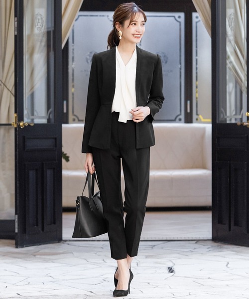 セール】フレアジャケット テーパードパンツ セットアップ スーツ