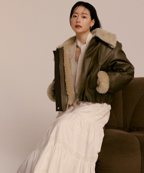 SNIDEL（スナイデル）の「バリエボンバージャケット（その他アウター