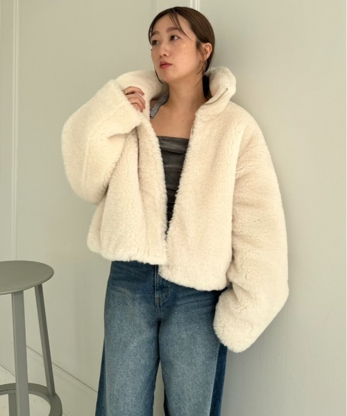 SNIDEL（スナイデル）の「バリエボンバージャケット（その他アウター