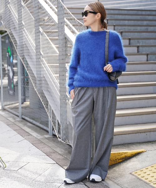 セール】Mohair Silk Fluffy プルオーバー（ニット/セーター