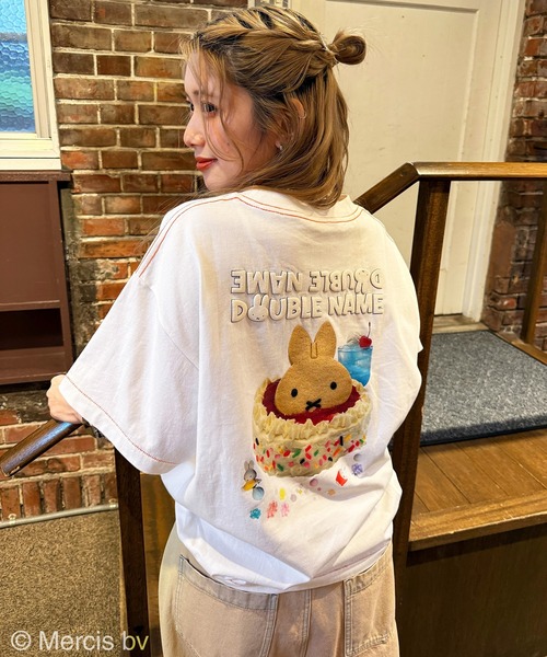 セール】【miffy 70th】birthday cake BIG TEE（Tシャツ/カットソー