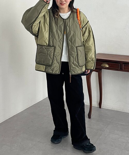 オリーブ キルティングジャケット最終です。2026年1月30日まで
