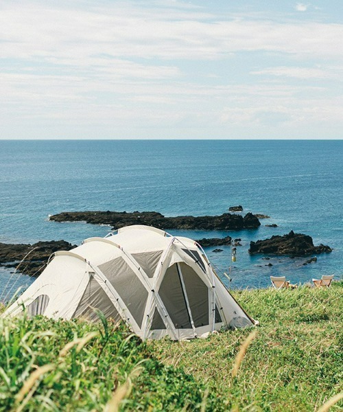 リビングシェルロング Pro. アイボリー[4-6人用] シェルター