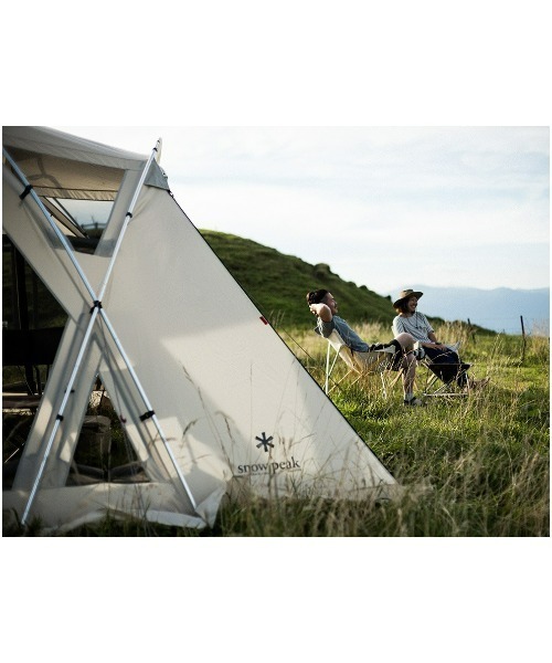 リビングシェルロング Pro. アイボリー[4-6人用] シェルター