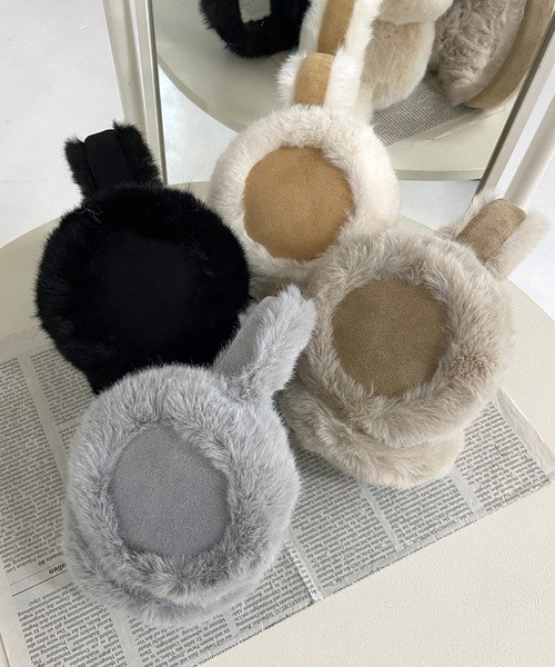 セール】フェイクムートンイヤーマフラー（イヤーマフ）｜rire（リル