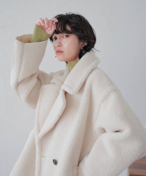 LIAN（リアン）の「ボアミドルコート（その他アウター）」 - WEAR