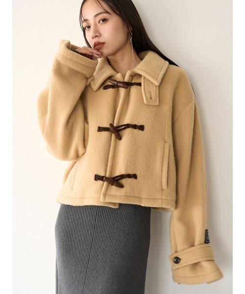 SNIDEL（スナイデル）の「ウールシャギーショートダッフル（ダッフル