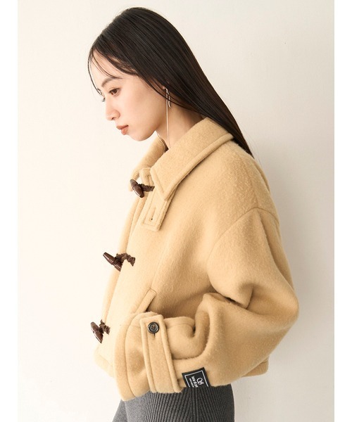 SNIDEL（スナイデル）の「ウールシャギーショートダッフル（ダッフル